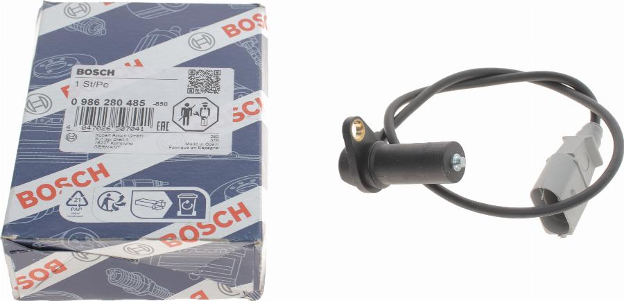 BOSCH 0 986 280 485 - Sensor, krank mili nəbzi furqanavto.az