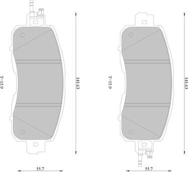 BOSCH 0 986 AB9 409 - Əyləc altlığı dəsti, əyləc diski furqanavto.az