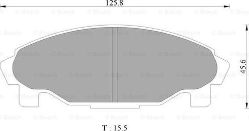 BOSCH 0 986 AB9 064 - Əyləc altlığı dəsti, əyləc diski furqanavto.az