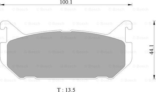 BOSCH 0 986 AB9 060 - Əyləc altlığı dəsti, əyləc diski www.furqanavto.az