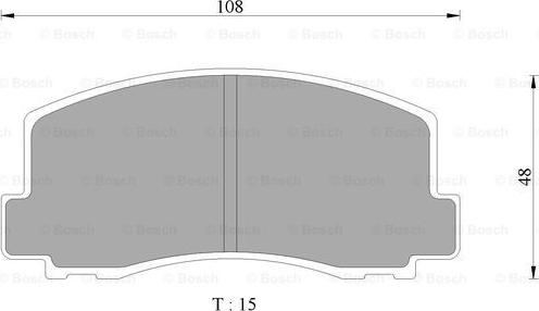 BOSCH 0 986 AB9 017 - Əyləc altlığı dəsti, əyləc diski furqanavto.az