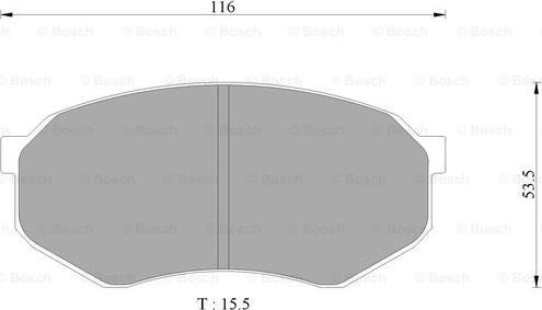 BOSCH 0 986 AB9 029 - Əyləc altlığı dəsti, əyləc diski furqanavto.az