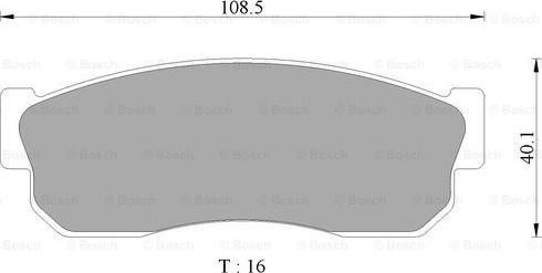 BOSCH 0 986 AB9 241 - Əyləc altlığı dəsti, əyləc diski www.furqanavto.az