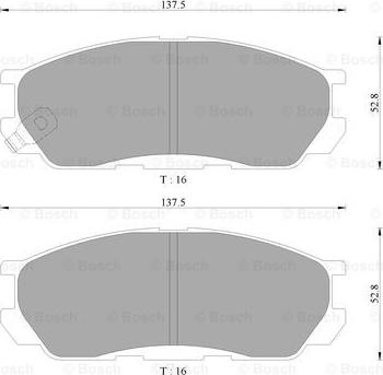 DJ Parts BP1670 - Əyləc altlığı dəsti, əyləc diski furqanavto.az