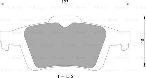 BOSCH 0 986 AB9 212 - Əyləc altlığı dəsti, əyləc diski furqanavto.az