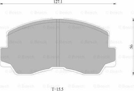 BOSCH 0 986 AB9 229 - Əyləc altlığı dəsti, əyləc diski furqanavto.az