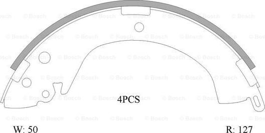 BOSCH 0 986 AB0 005 - Əyləc Başlığı Dəsti furqanavto.az