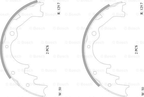 BOSCH 0 986 AB0 158 - Əyləc Başlığı Dəsti furqanavto.az