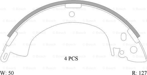 BOSCH 0 986 AB0 828 - Əyləc Başlığı Dəsti furqanavto.az