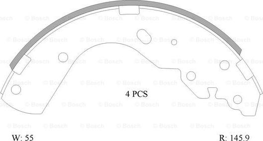 BOSCH 0 986 AB1 573 - Əyləc Başlığı Dəsti furqanavto.az