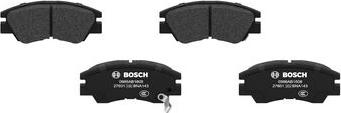 BOSCH 0 986 AB1 608 - Əyləc altlığı dəsti, əyləc diski furqanavto.az