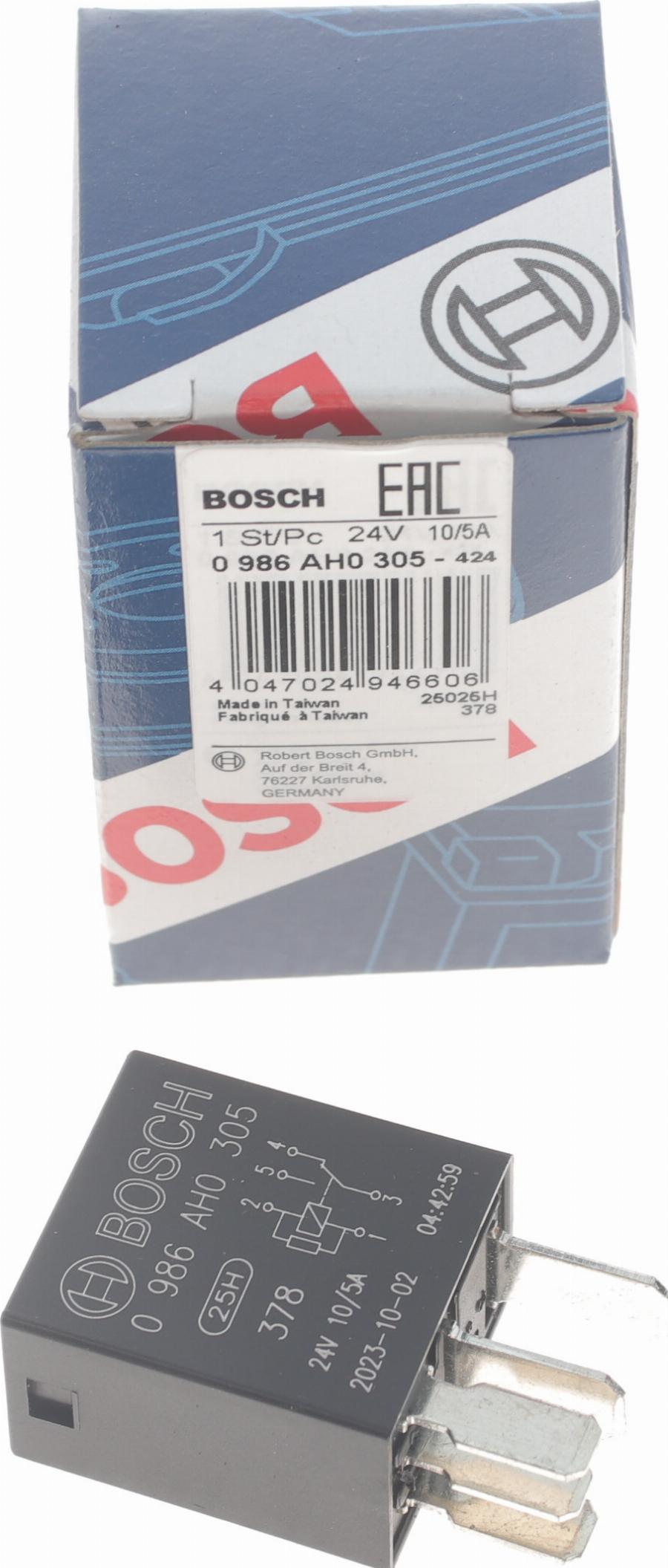 BOSCH 0 986 AH0 305 - Rele, əsas cərəyan furqanavto.az