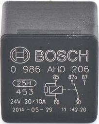 BOSCH 0 986 AH0 206 - Rele, əsas cərəyan furqanavto.az