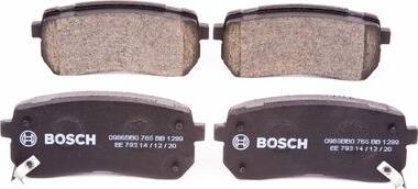 BOSCH 0 986 BB0 765 - Əyləc altlığı dəsti, əyləc diski furqanavto.az