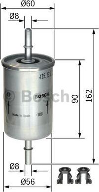 BOSCH 0 450 905 273 - Yanacaq filtri furqanavto.az