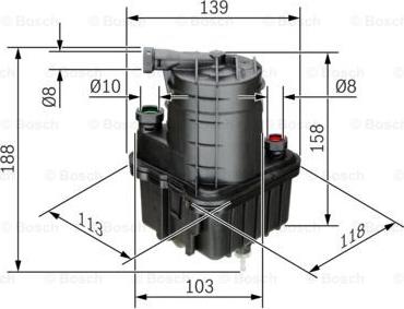 BOSCH 0 450 907 015 - Yanacaq filtri furqanavto.az