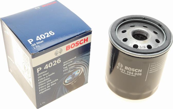 BOSCH 0 451 104 026 - Yağ filtri furqanavto.az