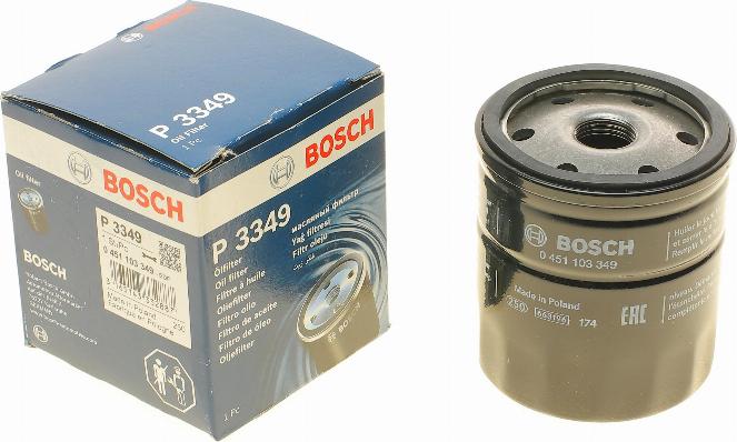 BOSCH 0 451 103 349 - Yağ filtri furqanavto.az