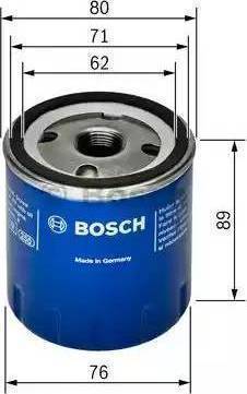 BOSCH 0 451 103 303 - Yağ filtri furqanavto.az