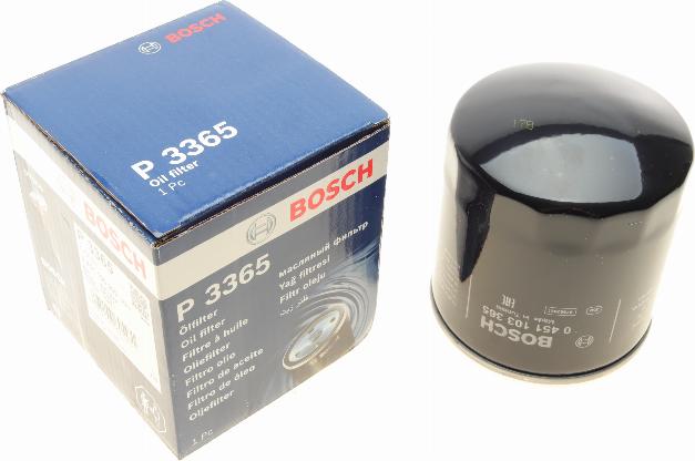 BOSCH 0 451 103 365 - Yağ filtri furqanavto.az