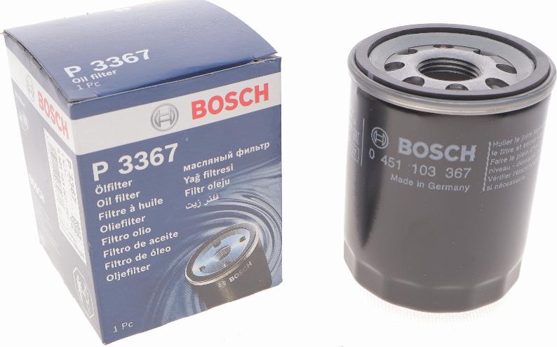 BOSCH 0 451 103 367 - Yağ filtri furqanavto.az