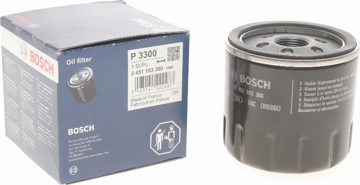 BOSCH 0 451 103 300 - Yağ filtri furqanavto.az