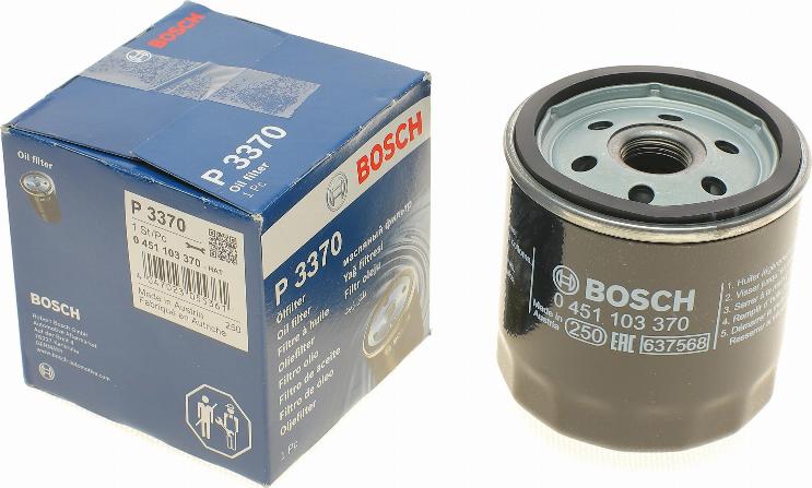 BOSCH 0 451 103 370 - Yağ filtri furqanavto.az