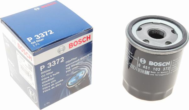 BOSCH 0 451 103 372 - Yağ filtri furqanavto.az