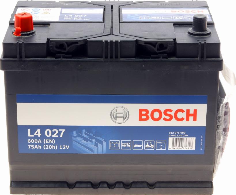 BOSCH 0 092 L40 270 - Başlanğıc batareyası furqanavto.az