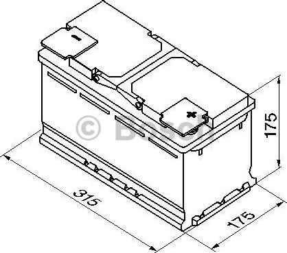 BOSCH 0 092 S40 100 - Başlanğıc batareyası furqanavto.az