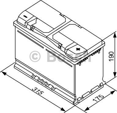 BOSCH 0 092 S50 110 - Başlanğıc batareyası furqanavto.az