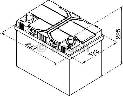 BOSCH 0 092 S40 240 - Başlanğıc batareyası furqanavto.az