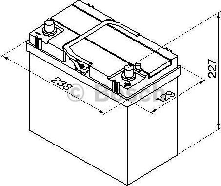 BOSCH 0 092 S40 200 - Başlanğıc batareyası furqanavto.az