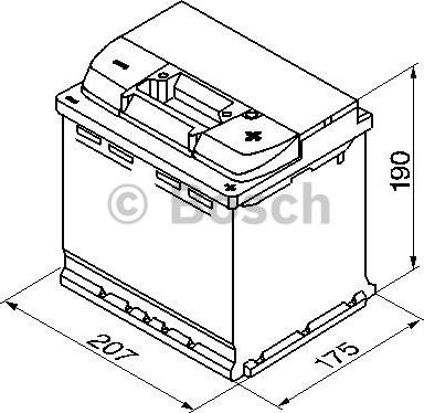 BOSCH 0 092 S50 020 - Başlanğıc batareyası furqanavto.az