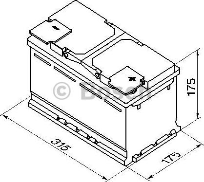 BOSCH 0 092 S50 100 - Başlanğıc batareyası furqanavto.az