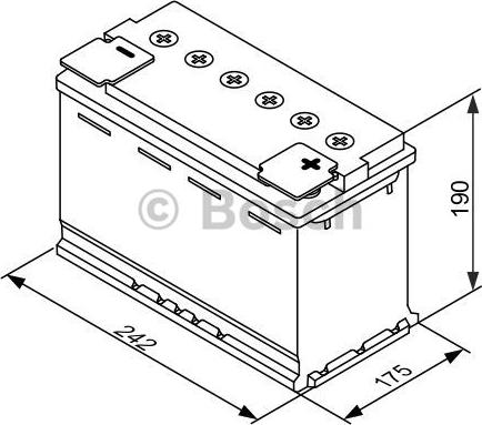 BOSCH 0 092 S60 050 - Başlanğıc batareyası furqanavto.az