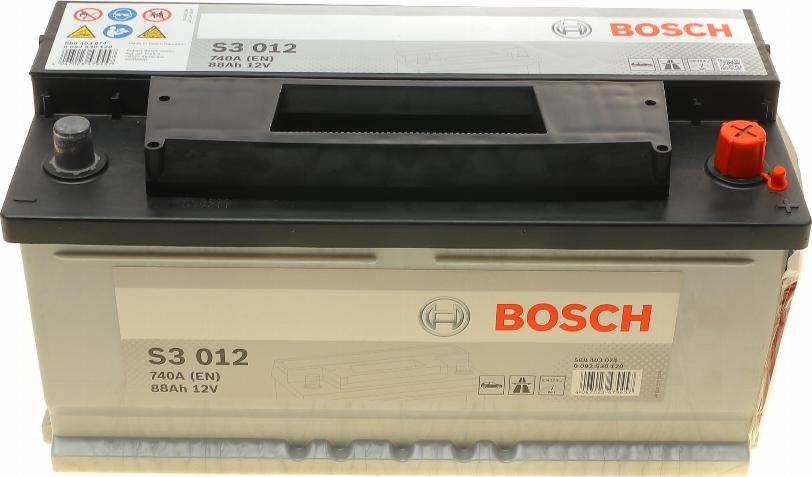 BOSCH 0 092 S30 120 - Başlanğıc batareyası furqanavto.az