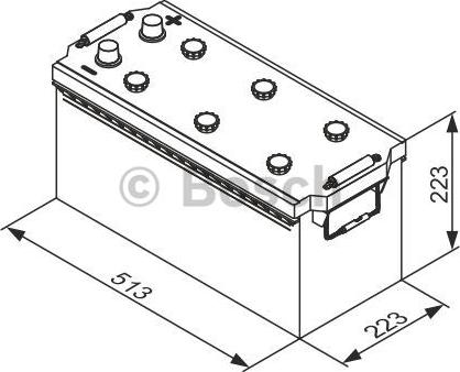 BOSCH 0 092 T30 770 - Başlanğıc batareyası furqanavto.az