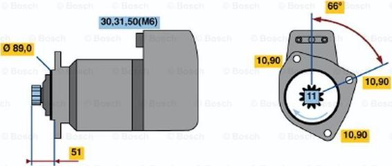 BOSCH 0 001 416 049 - Başlanğıc furqanavto.az