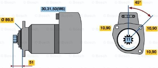 BOSCH 0 001 416 053 - Başlanğıc furqanavto.az