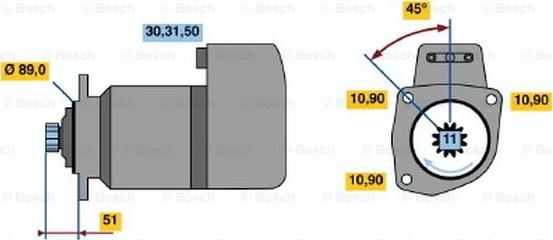 BOSCH 0 001 417 025 - Başlanğıc furqanavto.az