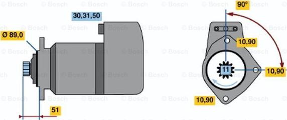 BOSCH 0 001 417 068 - Başlanğıc furqanavto.az