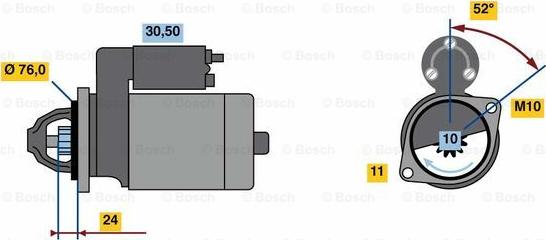 BOSCH 0 001 109 403 - Başlanğıc furqanavto.az