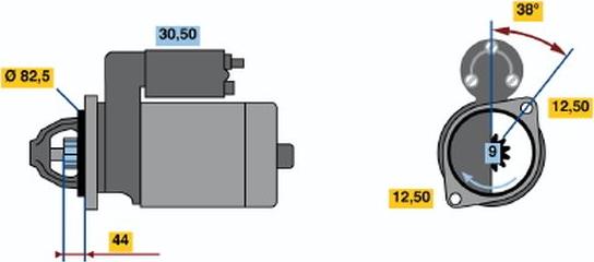 BOSCH 0001109043 - Başlanğıc furqanavto.az