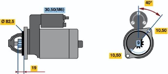 BOSCH 0001109031 - Başlanğıc furqanavto.az