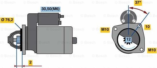 BOSCH 0 001 109 397 - Başlanğıc furqanavto.az