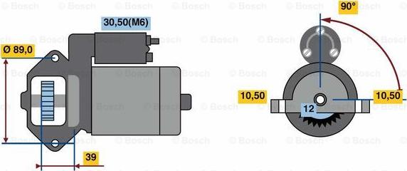 BOSCH 0 001 109 387 - Başlanğıc furqanavto.az