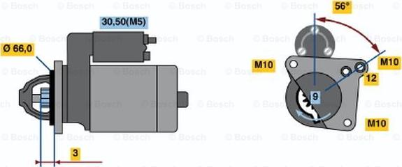 BOSCH 0 001 106 023 - Başlanğıc furqanavto.az