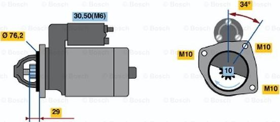 BOSCH 0 001 108 408 - Başlanğıc furqanavto.az