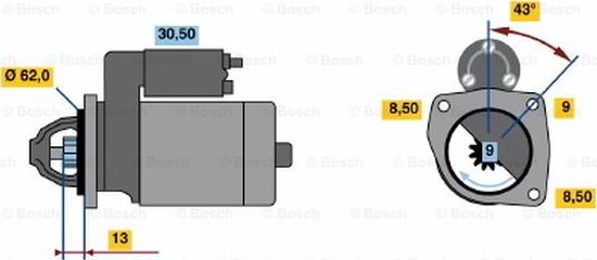 BOSCH 0 001 108 081 - Başlanğıc furqanavto.az